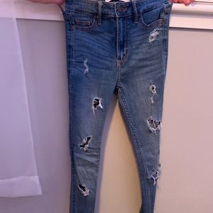 Hollister ripped jeans